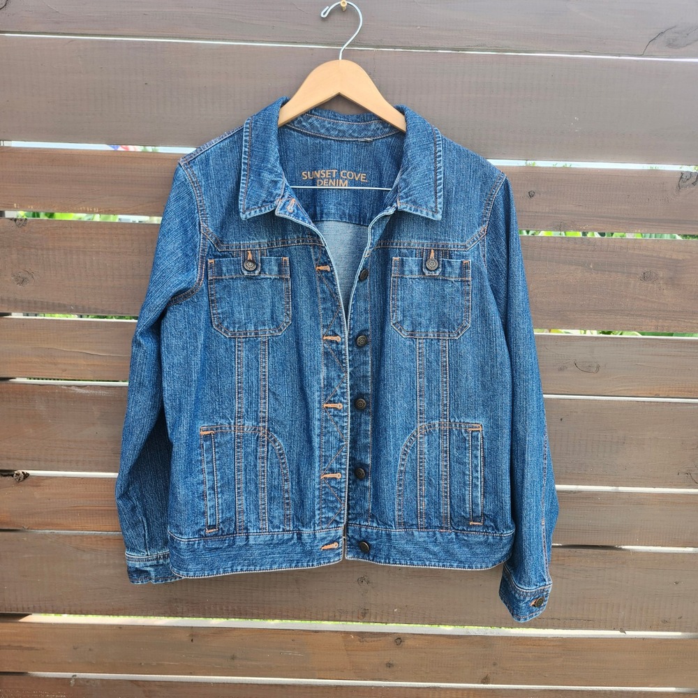 Sunset Cove Denim Jacket Classic XL‎